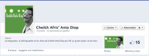 Facebook - Cheikh Anta Diop
